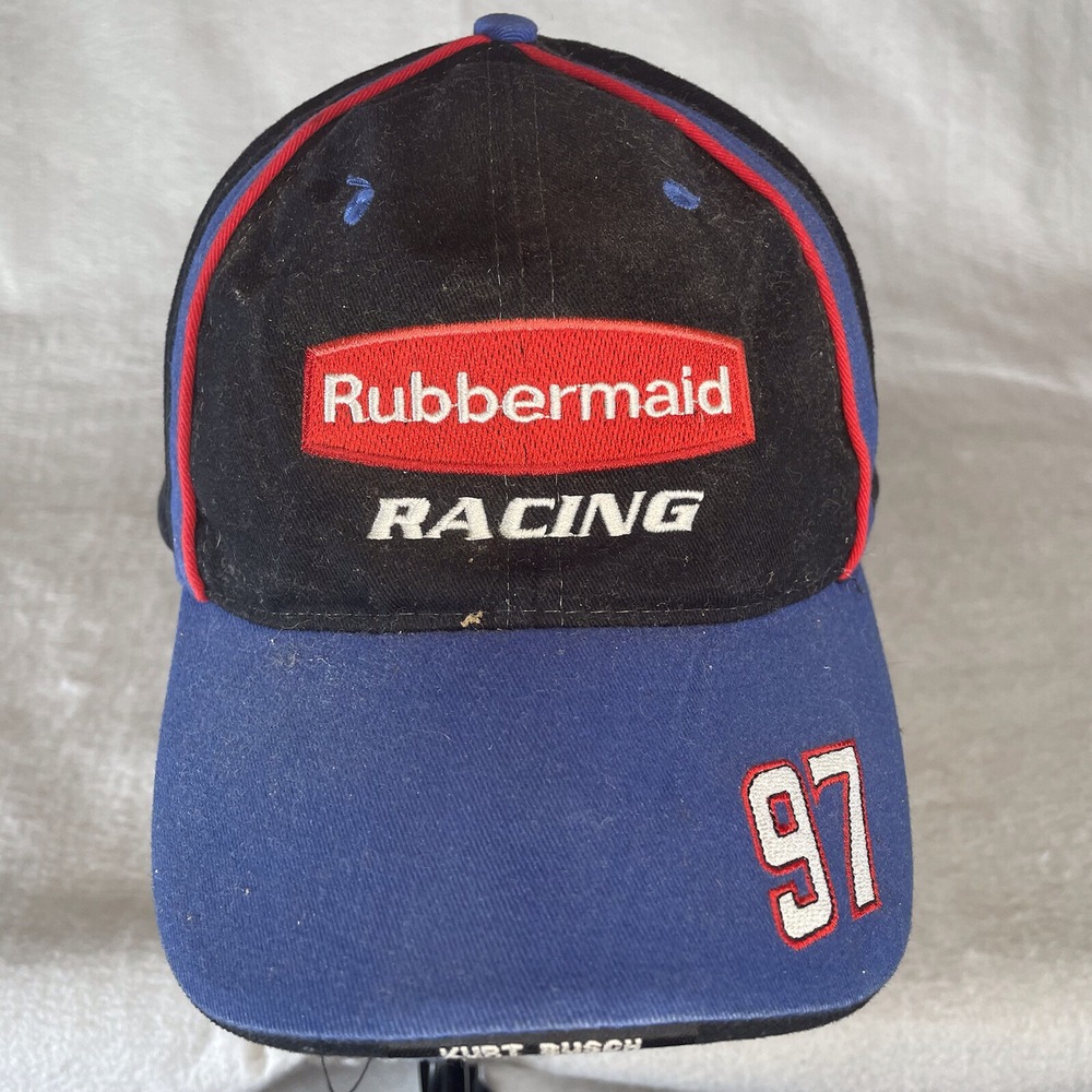 VTG Chase Authentics Rubbermaid Racing 97 Cap Hat Kurt Busch Blue Black NASCAR